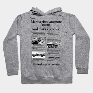 MORRIS MARINA - advert Hoodie